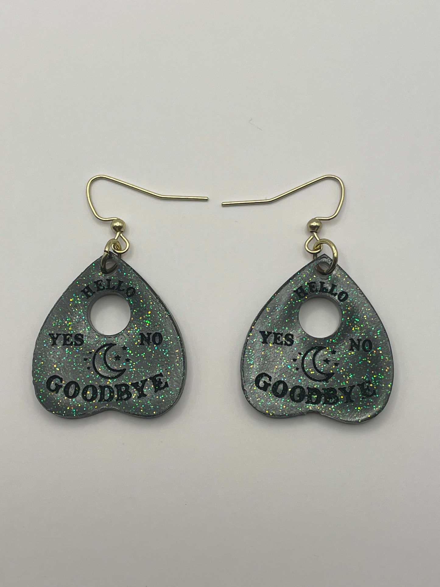 Glitter ouija planchette